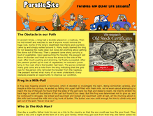 Tablet Screenshot of parablesite.com